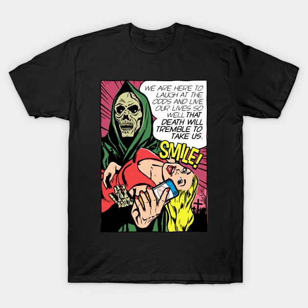 Death Will Tremble T-Shirt by butcherbilly